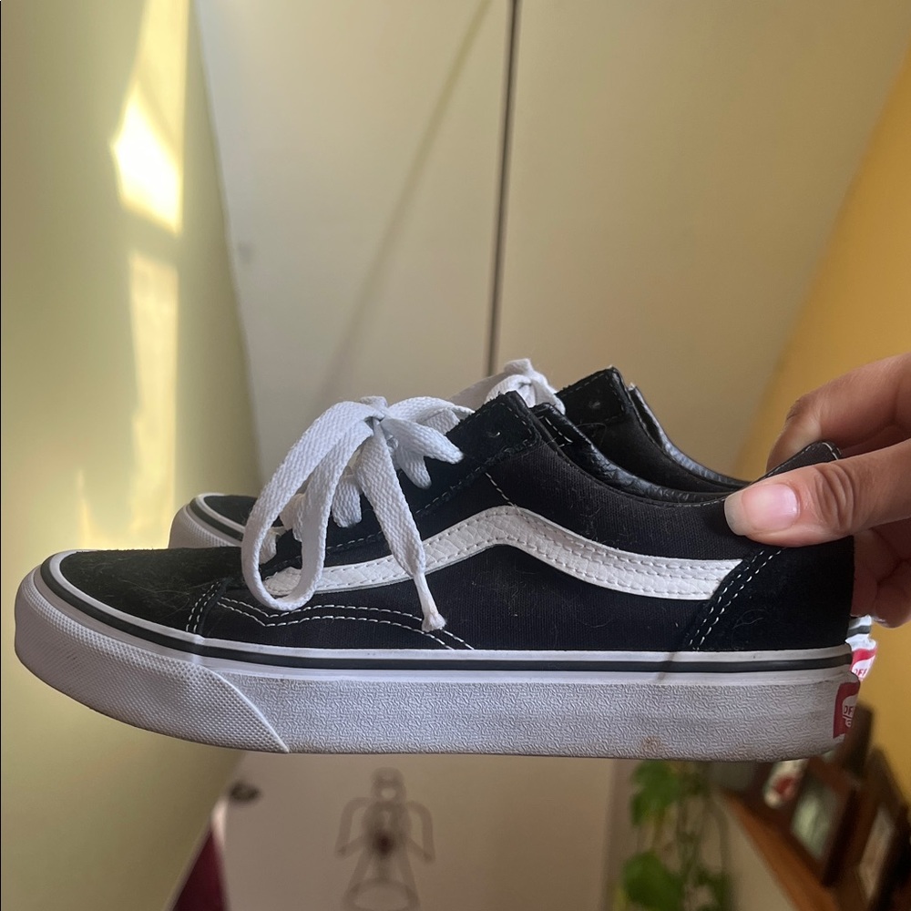 Vans Black and White Sneakers